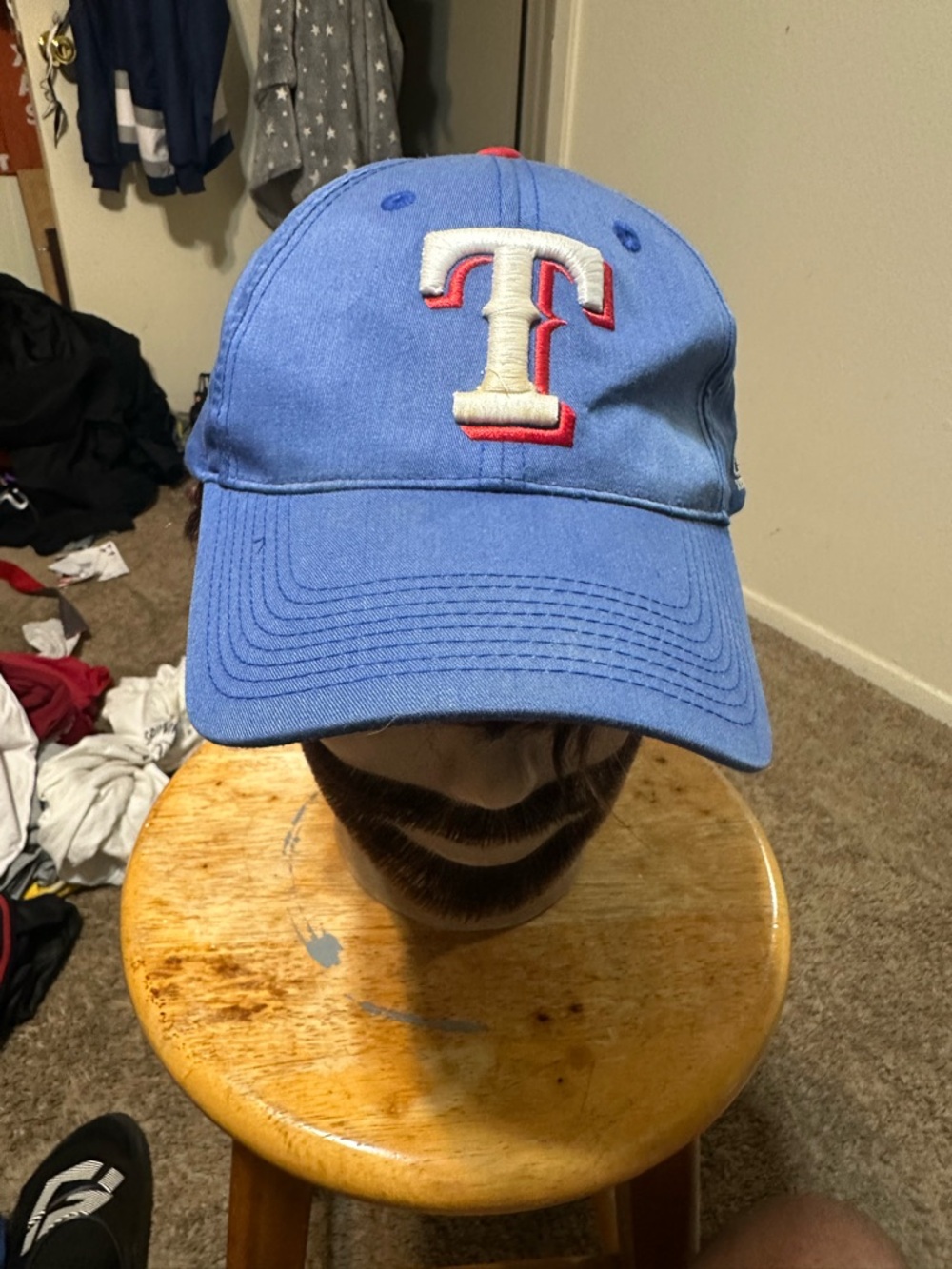 Vintage Texas Rangers “triple blue” hat 90s